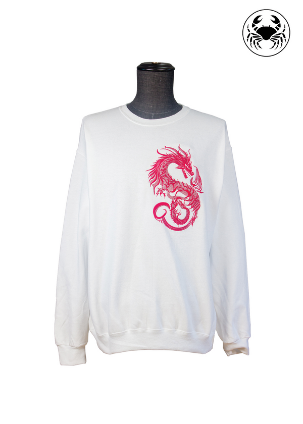 Dragon Embroidered Sweatshirt – Unisex