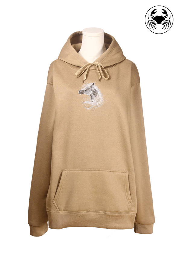 Horse Embroidered Hoodie - Unisex