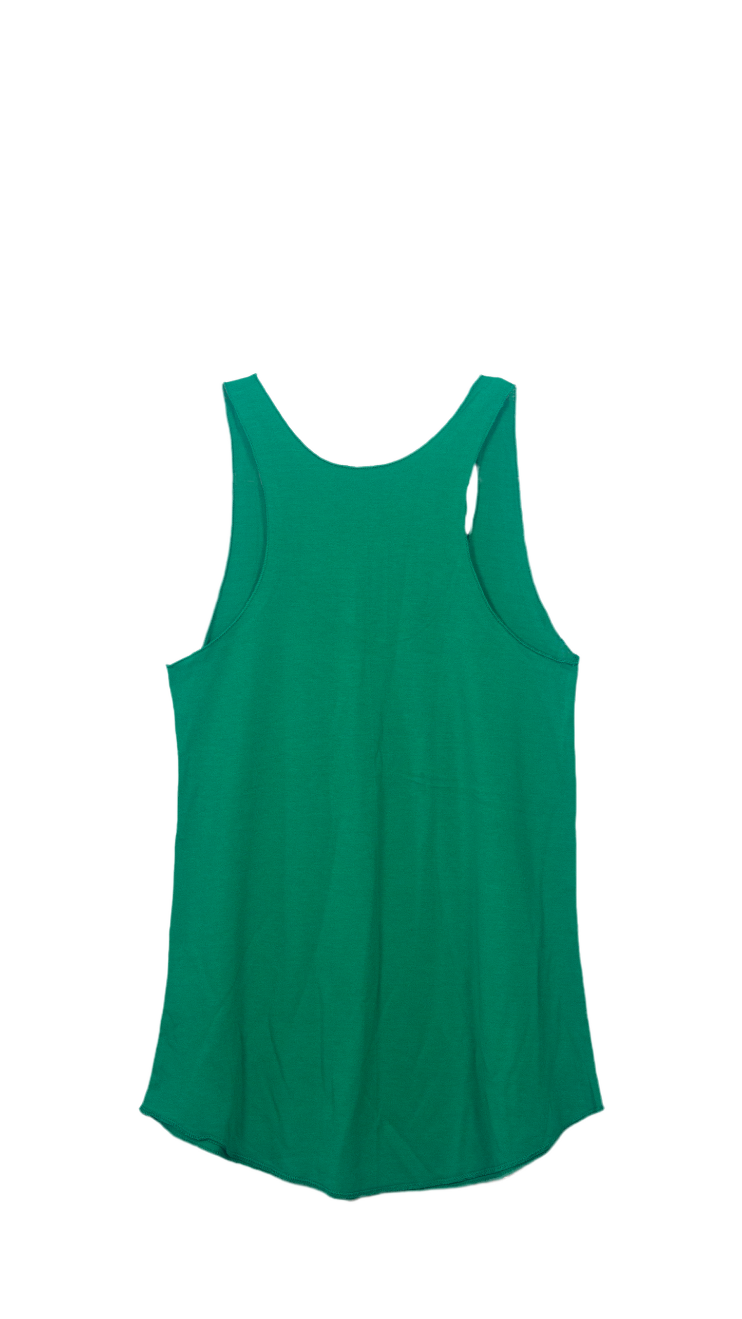 Back view of the Emerald Green Bamboo Racerback Tank